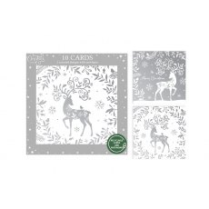 Christmas Card Reindeer 10 Pack
