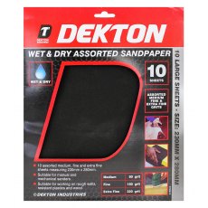 Dekton Wet/Dry Sandpaper Assorted