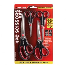 Dekton Scissors 5.5" To 10" 4 Pack Dekton Scissors 5.5" To 10" 4 Pack