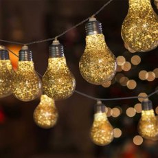 Three Kings GlitterBulb String Lights 10 Pack