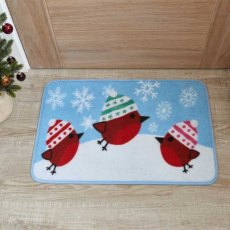Three Kings Beanie Robins Doormat 40 x 60cm