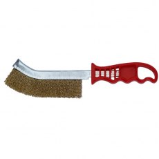Jefferson Plastic Handle Coated Wire Brush