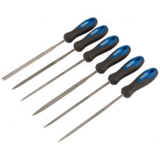 Draper Soft Grip Needle File Set 140mm 6 Piece