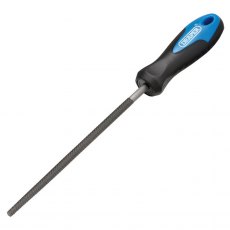 Draper Soft Grip Engineers Round File & Handle 150mm