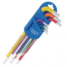 Draper Expert Metric Long Arm Hex Key Set 9 Piece