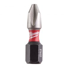 Milwaukee Shockwave PH2 Screwdriver Bit Set 25mm 25 Pack Milwaukee Shockwave PH2 Screwdriver Bit Set 25mm 25 Pack