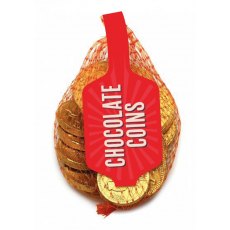Gold Net Milk Chocolate Coins 70g