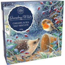 Grandma Wild's Hedgehog Caramel Sea Salt Biscuits 200g