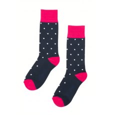 Rydale Polka Dot Ankle Sock Navy Size 4-7