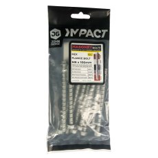 John George Impact Flange Masonry Screw 10 Pack