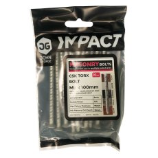 John George Impact Torx Masonry Bolt 10 Pack