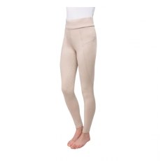 HY Equestrian Melton Riding Tights Beige