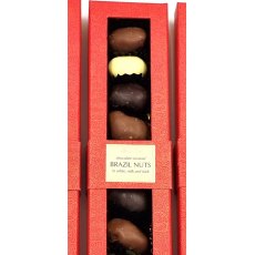 Walnut Tree White, Milk & Dark Chocolate Brazil Nuts