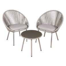 Sealey Como Steel Bistro Set 3 Piece