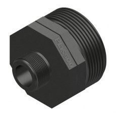 Plasson Threaded Reducing Nipple 1/4" To 1/2"