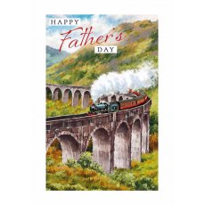 Father's Day Steam Train Card