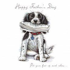 Father's Day Dog & Newspaper Card