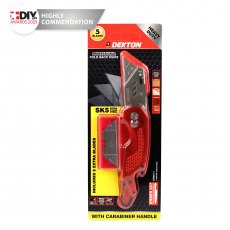 Dekton Pro Foldback Knife With Carabiner