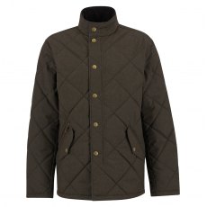 Barbour Shoveler Quilted Jacket Dark Olive