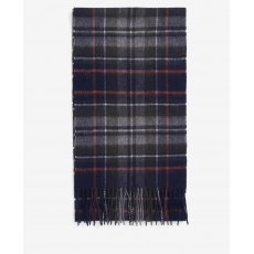Barbour Tartan Check Scarf Navy/Ginger