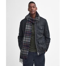 Barbour Tartan Check Scarf Navy/Ginger