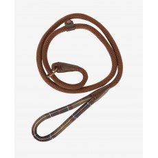 Barbour Trimmed Slip Lead Tartan Brown