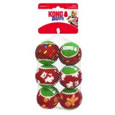 Kong Holiday Squeakair Balls 6 Pack
