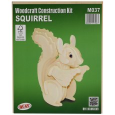 Quay Squirrel Wooden Craft Kit