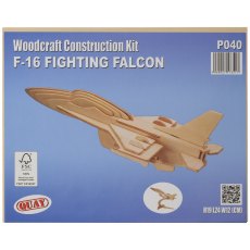 Quay F-16 Fighting Falcon Wooden Craft Kit