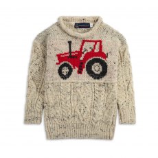 J M Cooper Kid's Tractor Jumper Aran Nepp