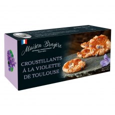 Maison Bruyere Croustillants A La Violette De Toulouse Violet Crisps 80g