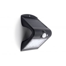 Solar Wall Light Black 220 Lumens