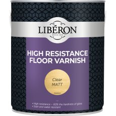 Liberon High Resistance Floor Varnish Clear Matt 2.5L