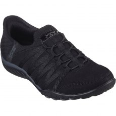 Skechers Breathe Easy Roll With Me Trainer Black