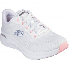 Skechers Arch Fit 2.0 Trainer White/Pink/Blue