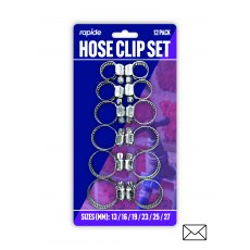 Rapide Hose Clip Set 12 Piece