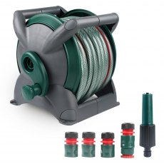 Dekton Hose Reel Cart With Nozzle 20m