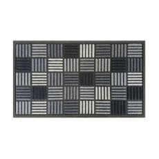 Scrape N Sorb Parquet Doormat Grey 45cm x 75cm