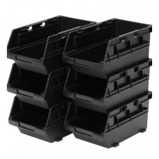Draper Bunker Load Up Stack Storage Bin Set 6 Piece