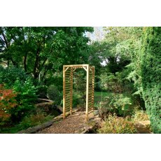 Forest Garden Slatted Arch