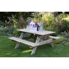 Forest Garden Small Rectangular Picnic Table