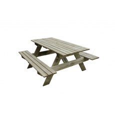 Forest Garden Small Rectangular Picnic Table