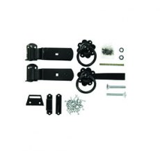 Forest Garden Black Zinc Coated Premier Gate Kit