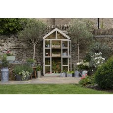 Forest Garden Georgian Tall Wall Greenhouse With Auto Vent