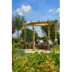 Forest Garden Premium 90 Degree Radial Pergola