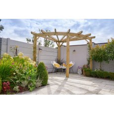Forest Garden Premium 90 Degree Radial Pergola