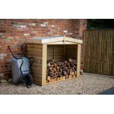 Forest Garden Overlap Apex Log Store