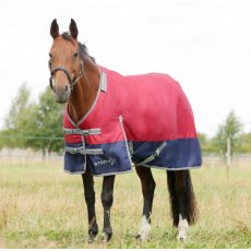StormX Empra Turnout Rug With Detachable Neck Burgundy 200g