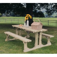 Churnet Valley Lunar 4 Seater Bench