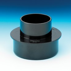 Kalsi Round Downpipe Adaptor Black 110mm To 68mm
